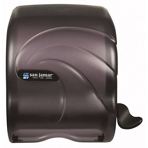 San Jamar Element Lever Roll Towel Dispenser, Black Pearl (SAN T990TBK)