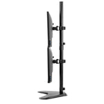 Fellowes Professional Series Freestanding Dual Stacking Monitor Arm, Up to 32" Monitor, Black (8044001)