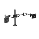 Fellowes Professional Series Adjustable Dual Monitor Arm, Up to 32" Monitor, Black (8041701)