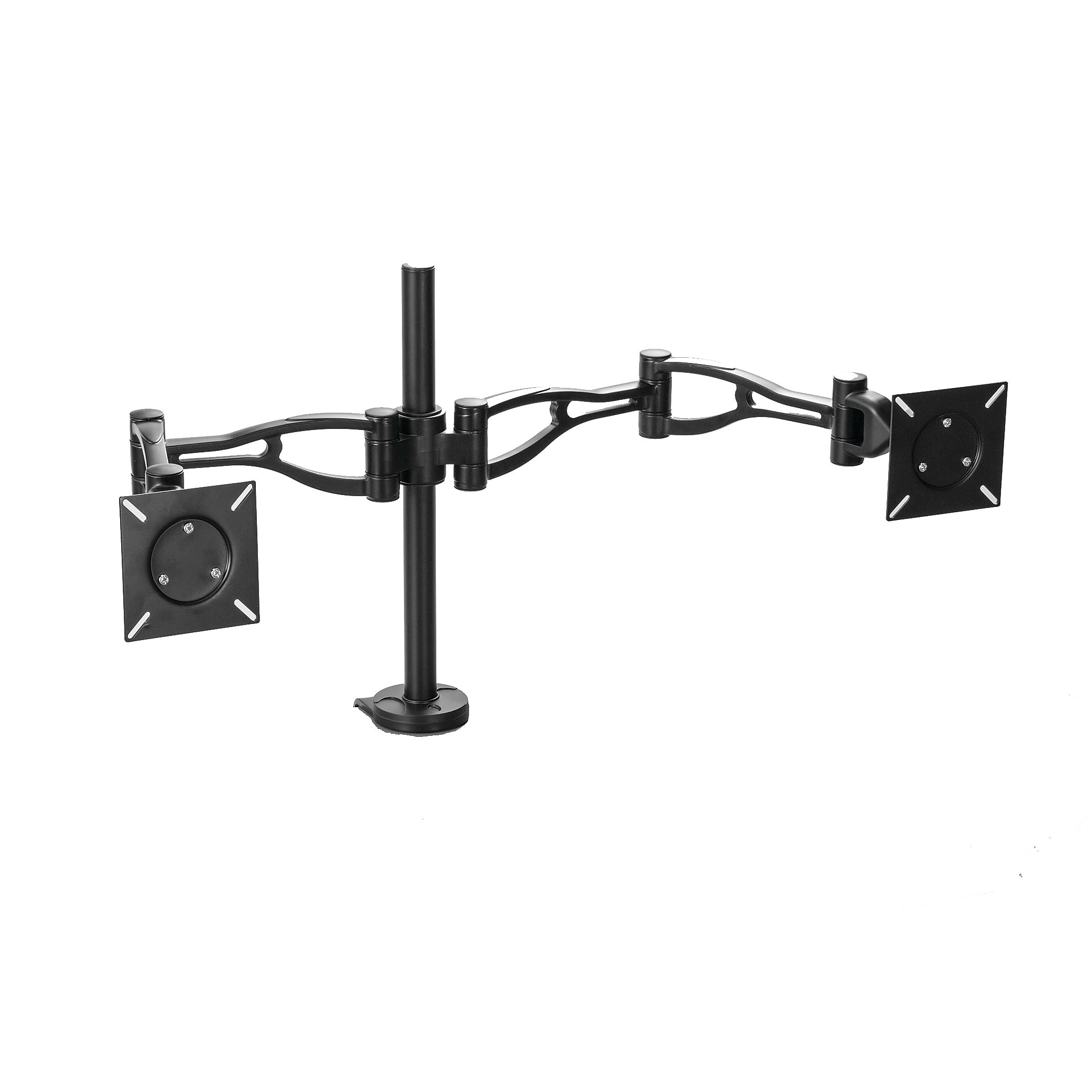 Fellowes Professional Series Adjustable Dual Monitor Arm, Up to 32" Monitor, Black (8041701)