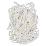 JAM Paper Colored Multi-Purpose #64 Rubber Bands, 3.5" x 0.25", Non-Latex, White, 100/Pack (33364RBWH)