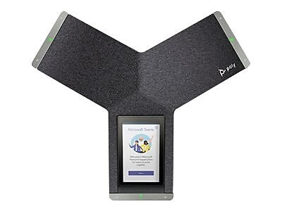 Poly Trio C60 VOIP Phone, Gray/Gold (849B6AA#ABA)