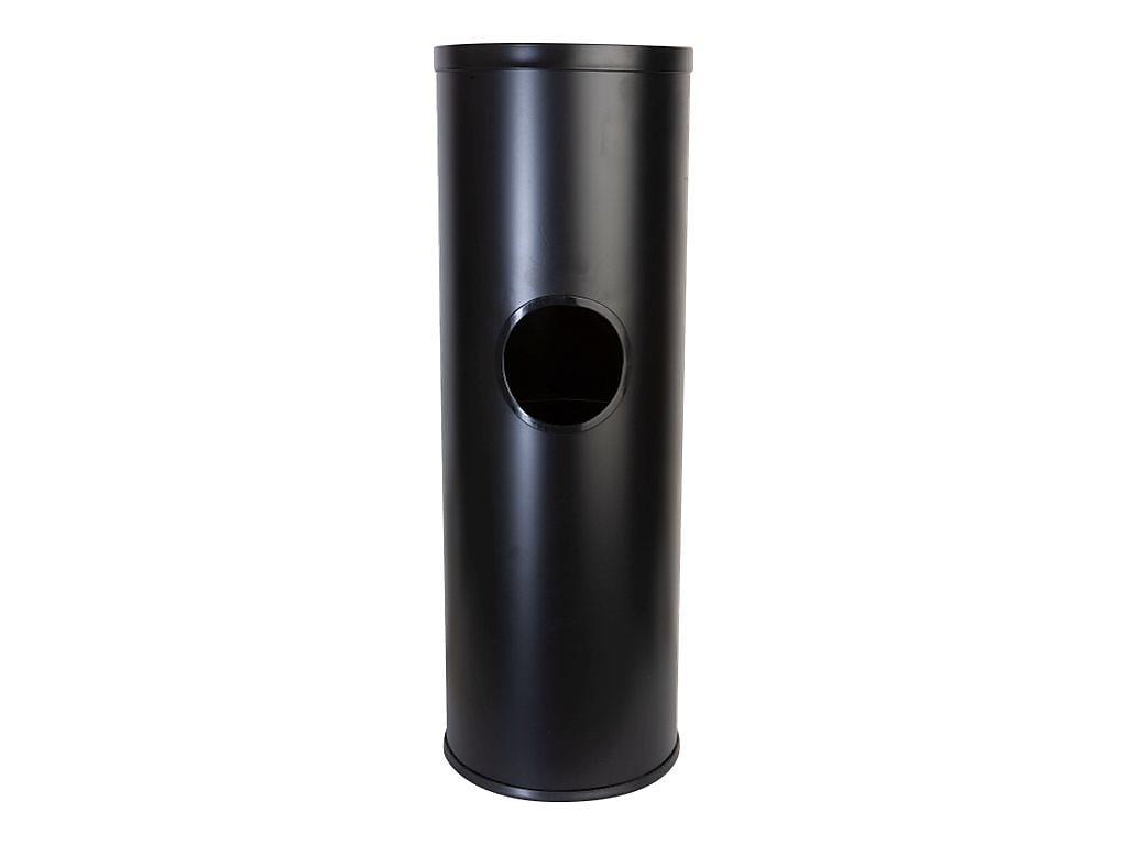 Handyclean Floor Standing Wipe Dispenser, Black Stainless Steel Matte (MC7209)