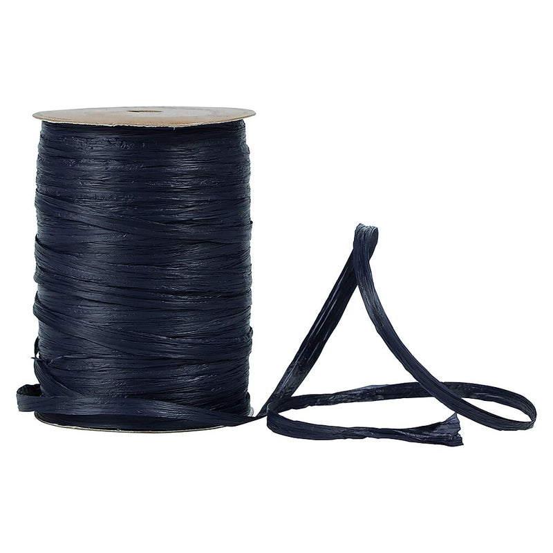 JAM Paper Wraphia Ribbon, Navy Blue (510811401)