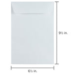 JAM PAPER Commercial Open End Catalog Envelopes, 6 1/2" x 9 1/2", White, 25/Pack (1623193)