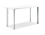 HON Coze 54"W Desk, Designer White and Silver (HONRPL2454DWP6)
