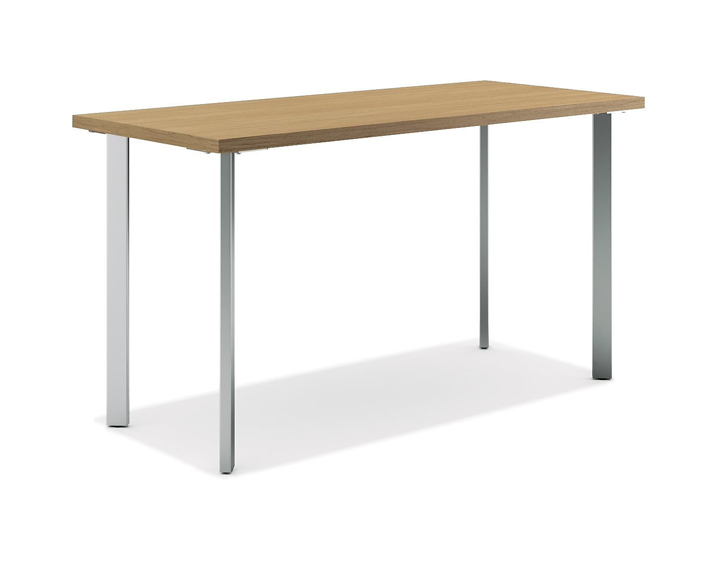 HON Coze 54"W Desk, Natural Recon and Silver (HONRPL2454N1P6)