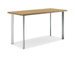 HON Coze 54"W Desk, Natural Recon and Silver (HONRPL2454N1P6)