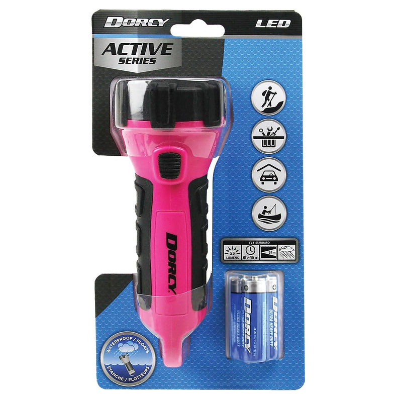 Dorcy 6.5" Floating Flashlight, Pink (41-2509)