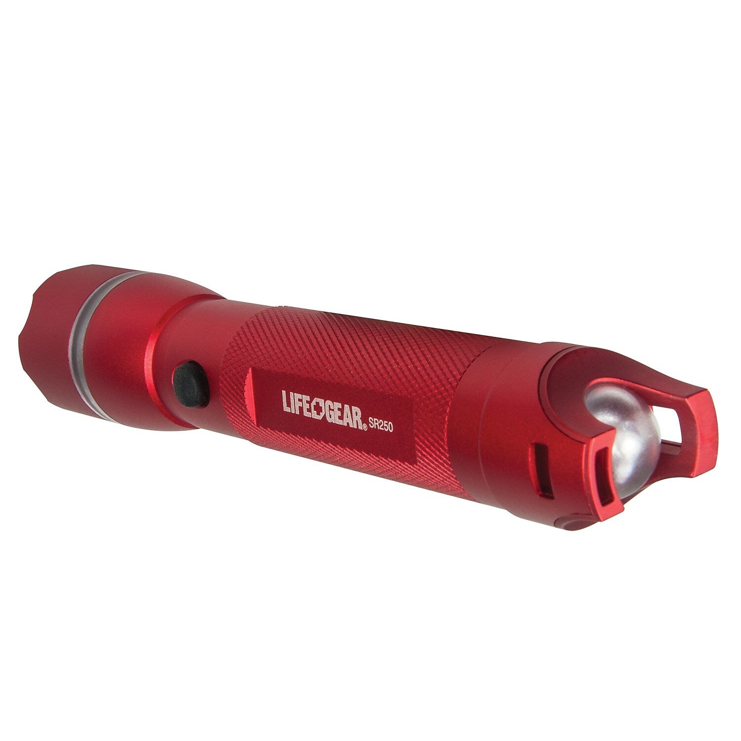 Life+Gear Search Light 300+ 7" LED Emergency Signaling Flashlight, Red (AA35-60538-RED)
