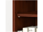 Bush Business Furniture Studio C 73"H 5-Shelf Bookcase with Adjustable Shelves, Hansen Cherry Laminated Wood (SCB136HC-Z)