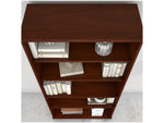 Bush Business Furniture Studio C 73"H 5-Shelf Bookcase with Adjustable Shelves, Hansen Cherry Laminated Wood (SCB136HC-Z)