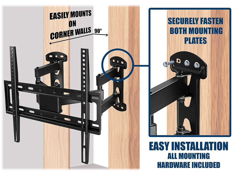 Mount-It! Full-Motion TV Mount, 66 Lbs. Max. (MI-4481)