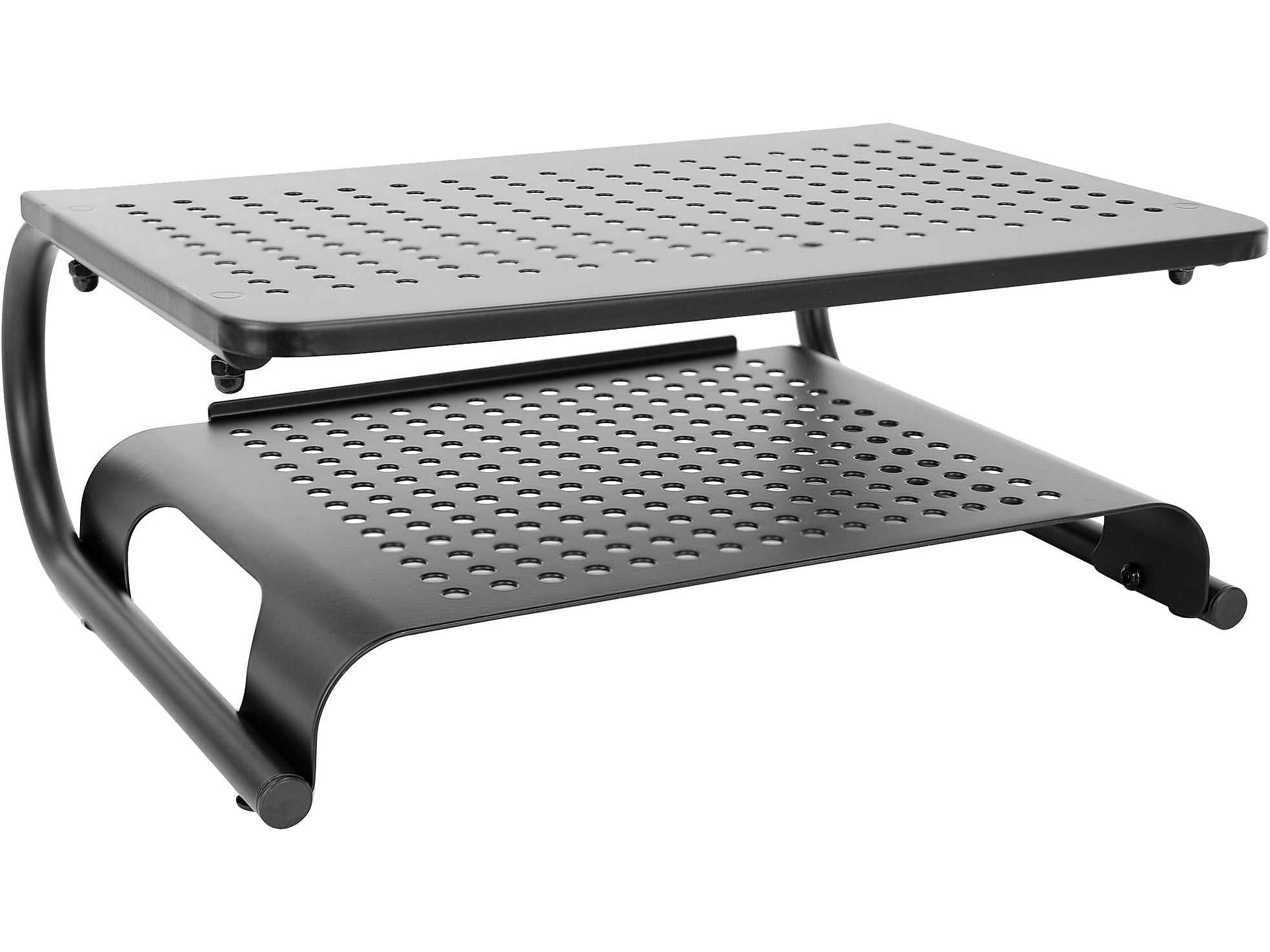 Mount-It! 2-Tier Monitor Stand, Up to 32", Black (MI-7361)