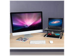 Mount-It! 2-Tier Monitor Stand, Up to 32", Black (MI-7361)