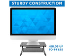 Mount-It! 2-Tier Monitor Stand, Up to 32", Black (MI-7361)