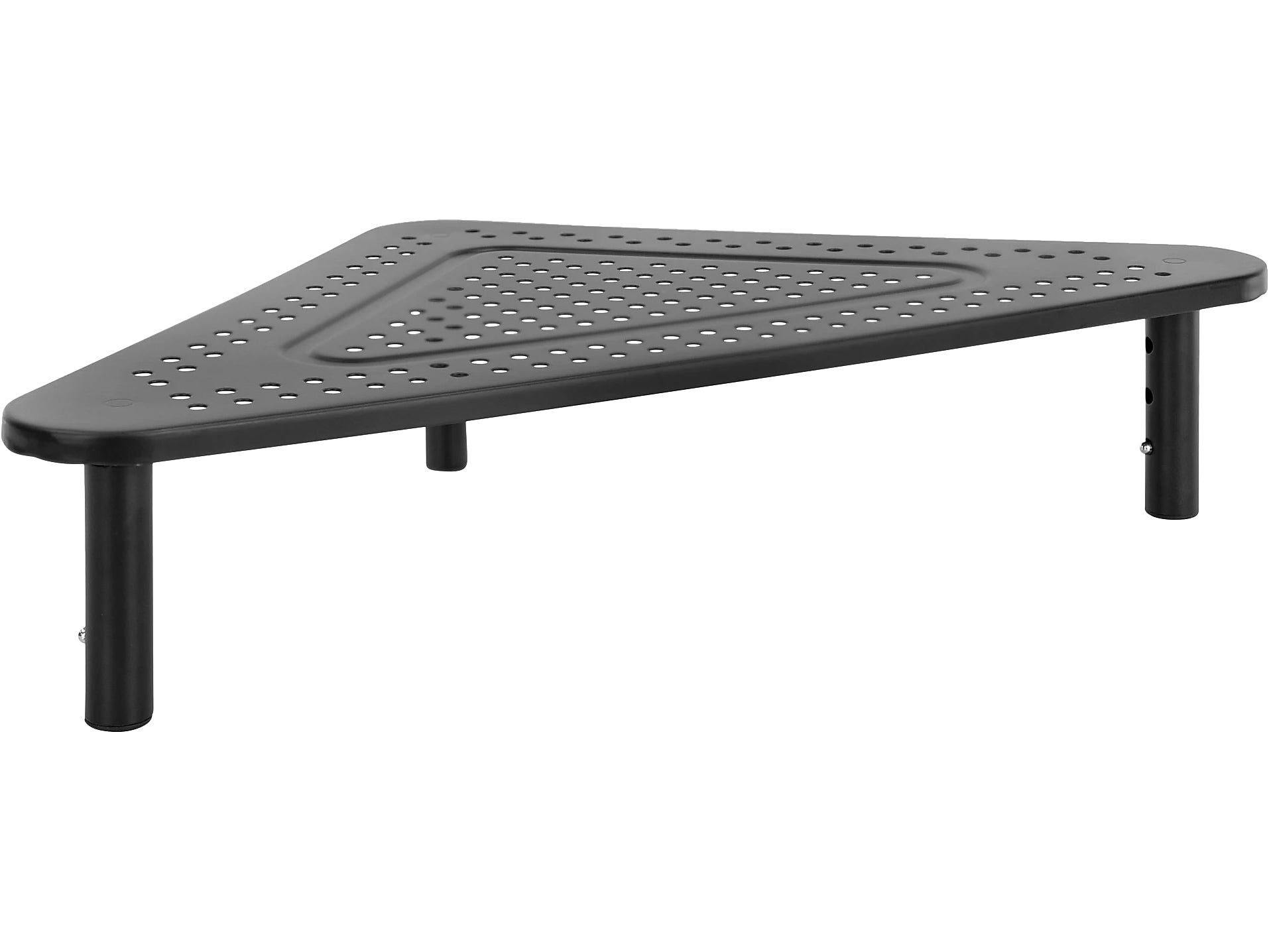 Mount-It! Adjustable Corner Monitor Stand, Up to 32", Black (MI-7362)