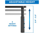 Mount-It! Adjustable Monitor Stand, Up to 32" Monitor, Black (MI-7363)