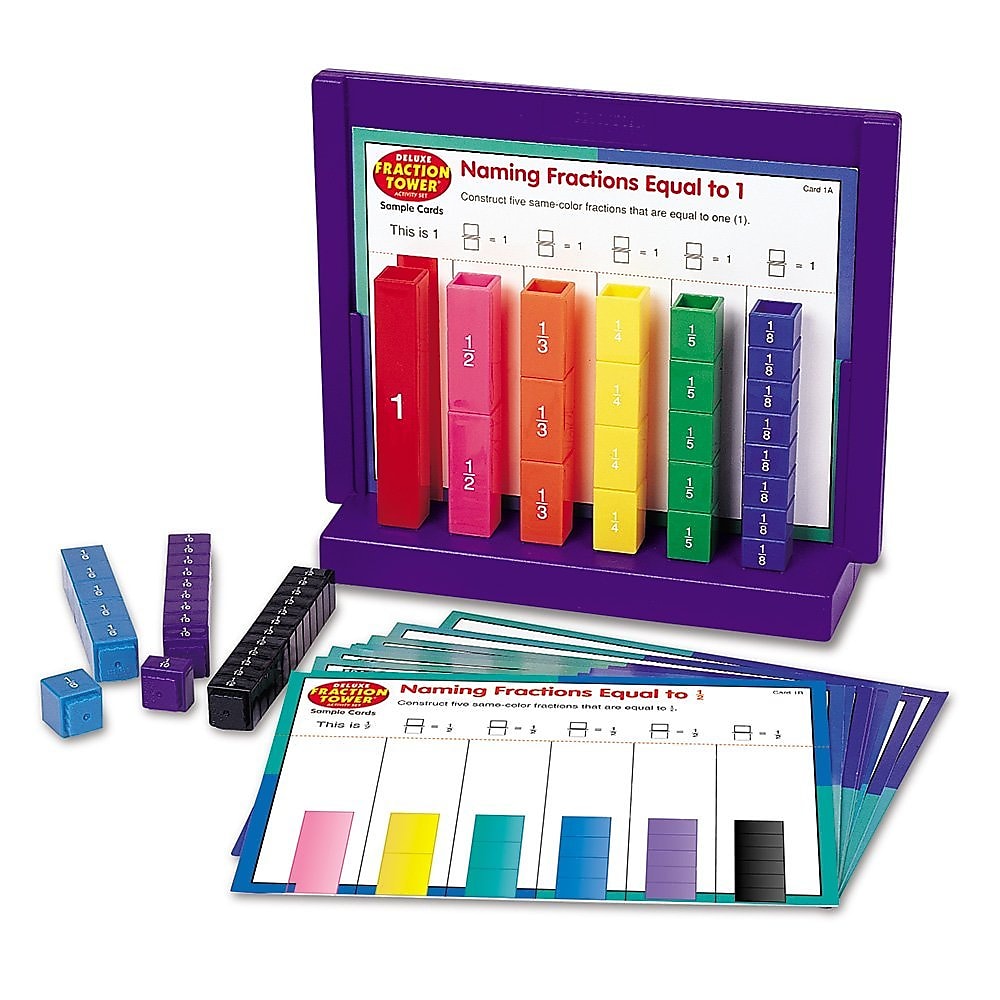 Learning Resources Fraction Tower Deluxe Activity Set (LER2075)