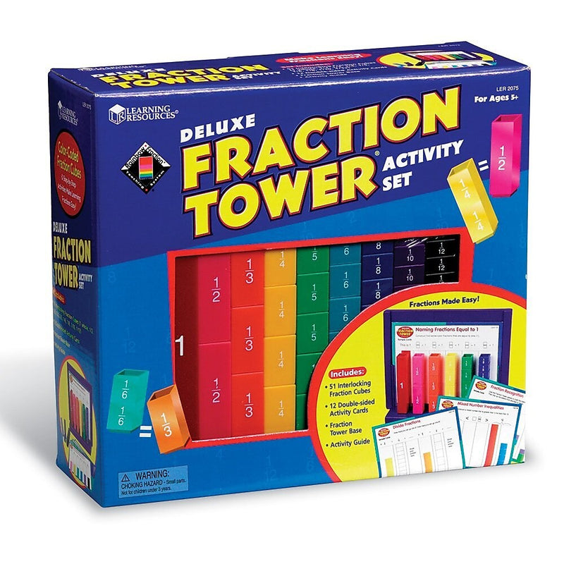 Learning Resources Fraction Tower Deluxe Activity Set (LER2075)