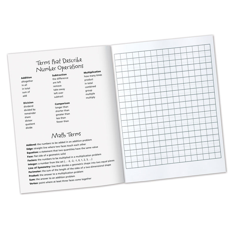 Learning Resources Math Classroom Journal, Grades 1+, 10/Set
