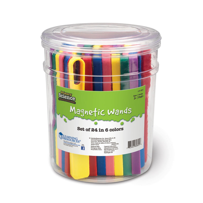 Learning Resources Magnetic Wands, Set of 24