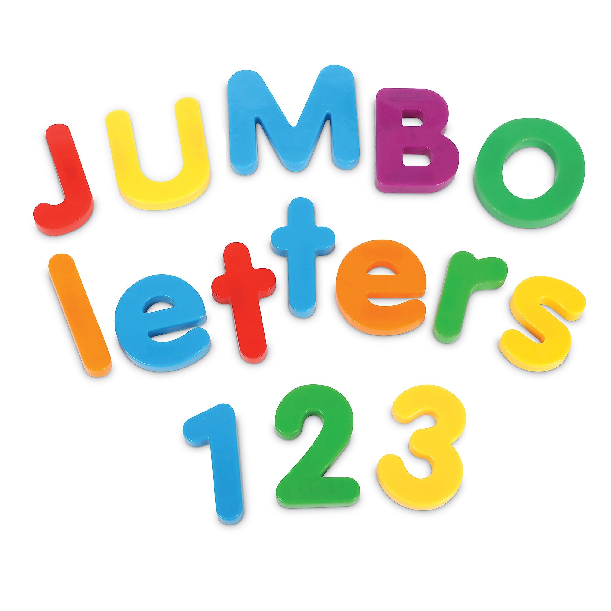 Learning Resources Jumbo Magnetic Letters & Numbers Bundle, 116 Pieces (LER1455)