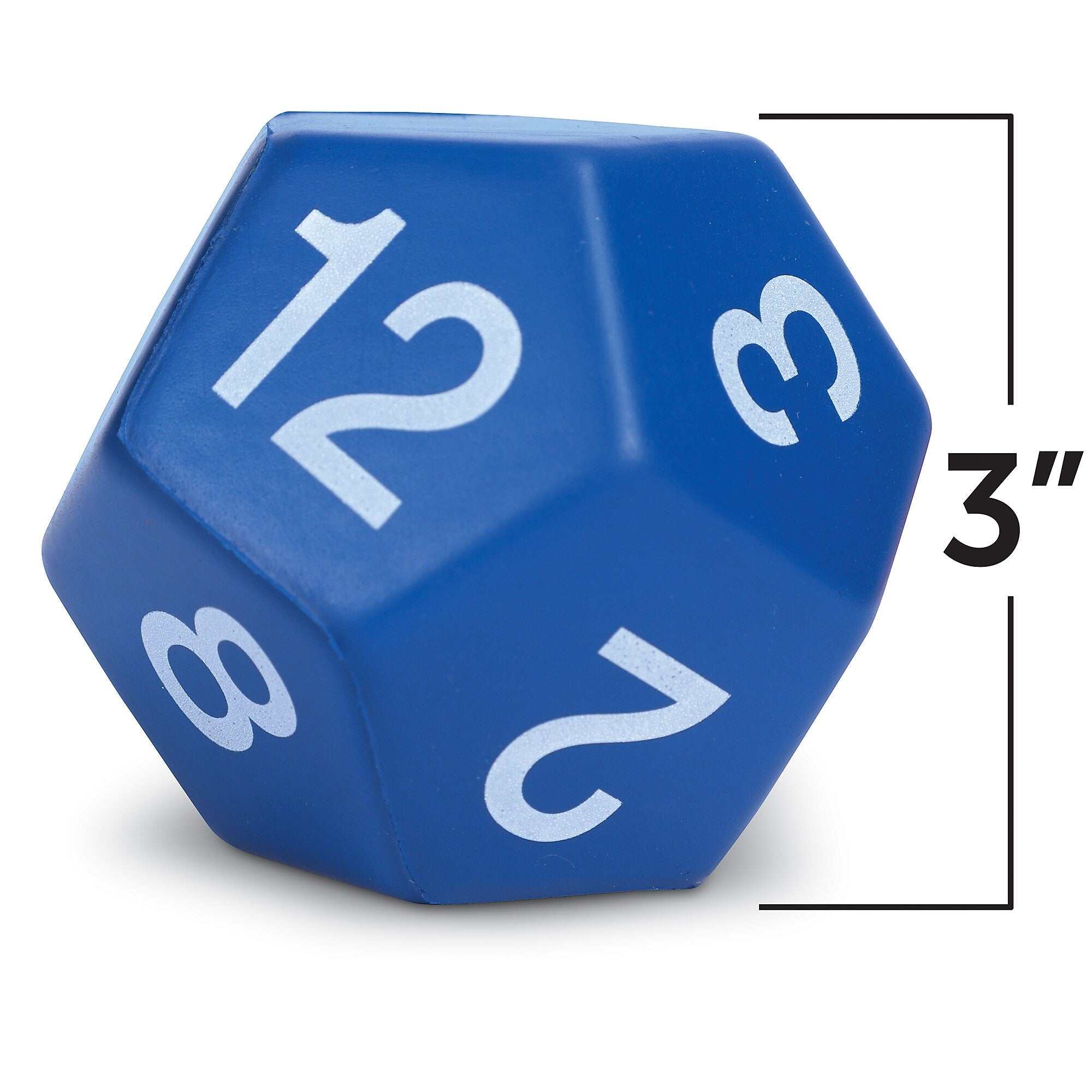 Learning Resources Jumbo Foam Polyhedral Dice, 5/Set (LER7694)