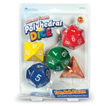 Learning Resources Jumbo Foam Polyhedral Dice, 5/Set (LER7694)