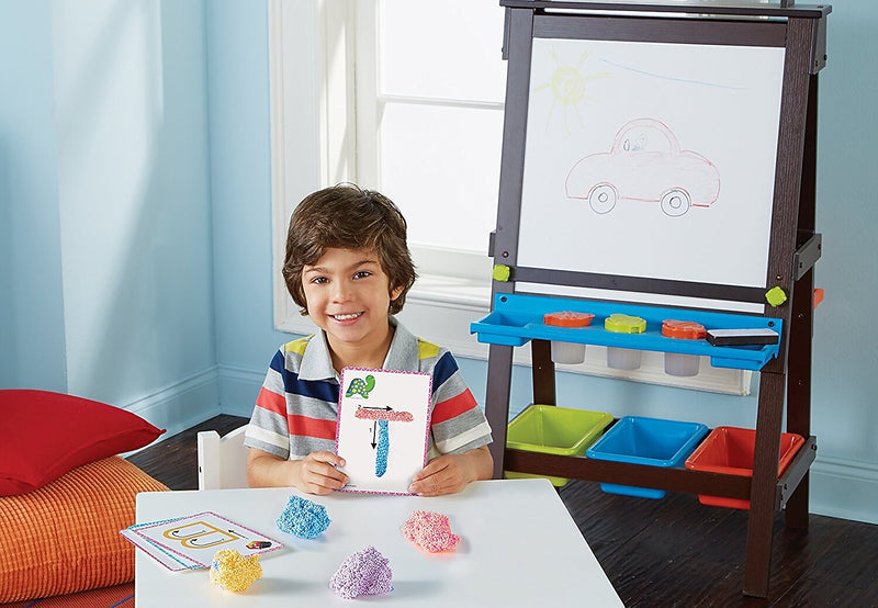 Educational Insights Playfoam Shape & Learn Alphabet Flash Card Set, Multicolored (1917)