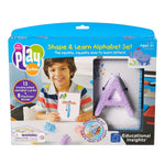 Educational Insights Playfoam Shape & Learn Alphabet Flash Card Set, Multicolored (1917)