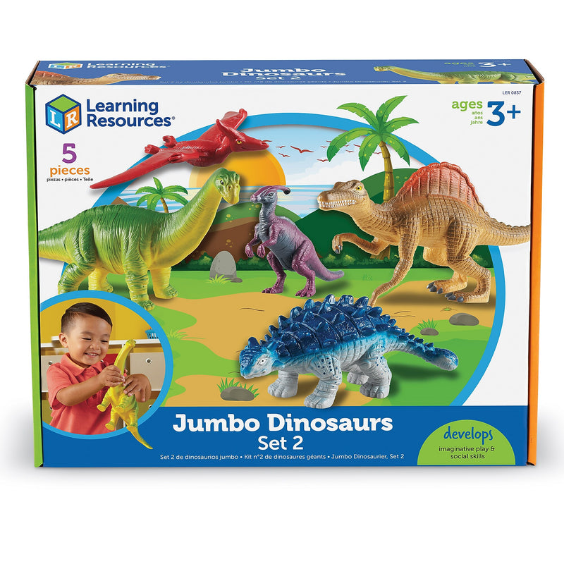 Learning Resources Jumbo Dinosaurs, Set 2 (LER0837)