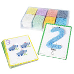Educational Insights Playfoam Shape & Learn Numbers Flash Card Set, Multicolored (1918)