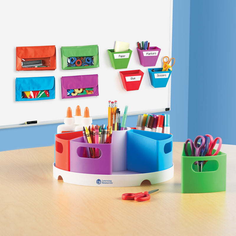 Learning Resources Create-a-Space Plastic Bundle, 12.1" x 10.1" x 4.6", Assorted Colors (LER3808)
