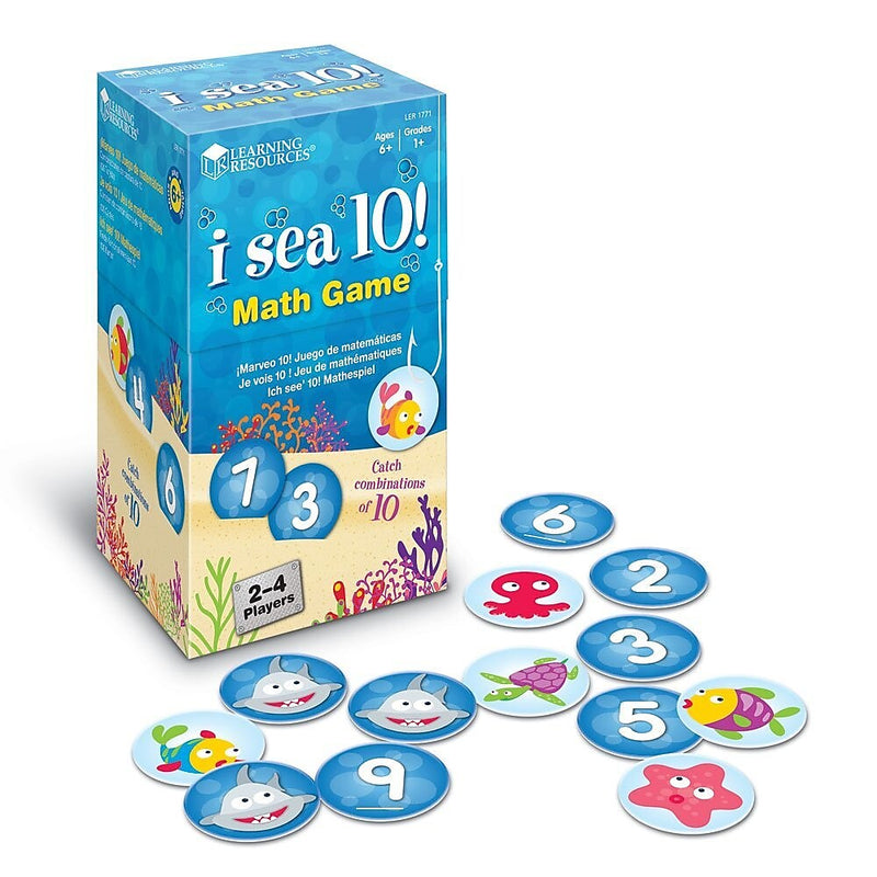 Learning Resources I Sea 10! Game, Grades 1+ (LER1771)