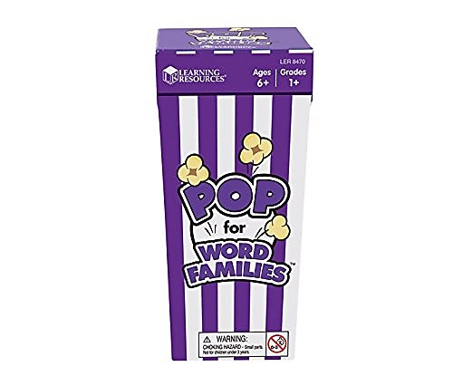 Learning Resources Pop For Word Families Game, Grades 1+ (LER8470)