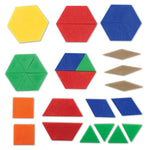 Learning Resources Pattern Block, 0.5 cm Thickness (LER0134)