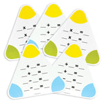Learning Resources Write & Wipe Fact Family Boards, Set of 5 (LER3799)