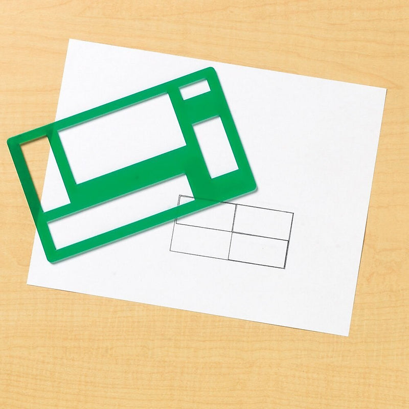 Learning Resources Primary Shapes Templates, Set of 5 (LER5440)