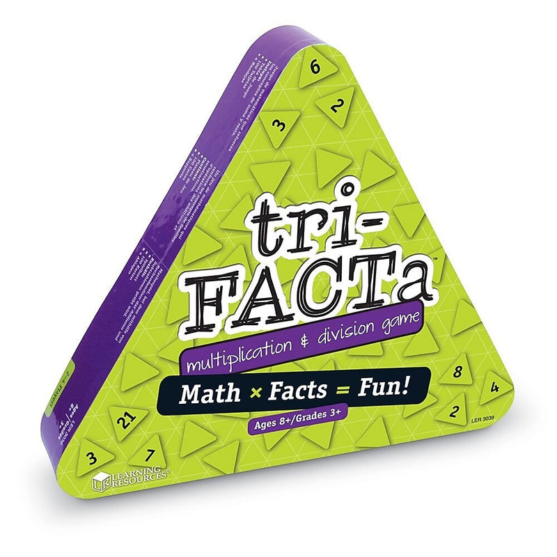 Learning Resources tri-FACTa Multiplication & Division Game, Grades 1-5 (LER3039)