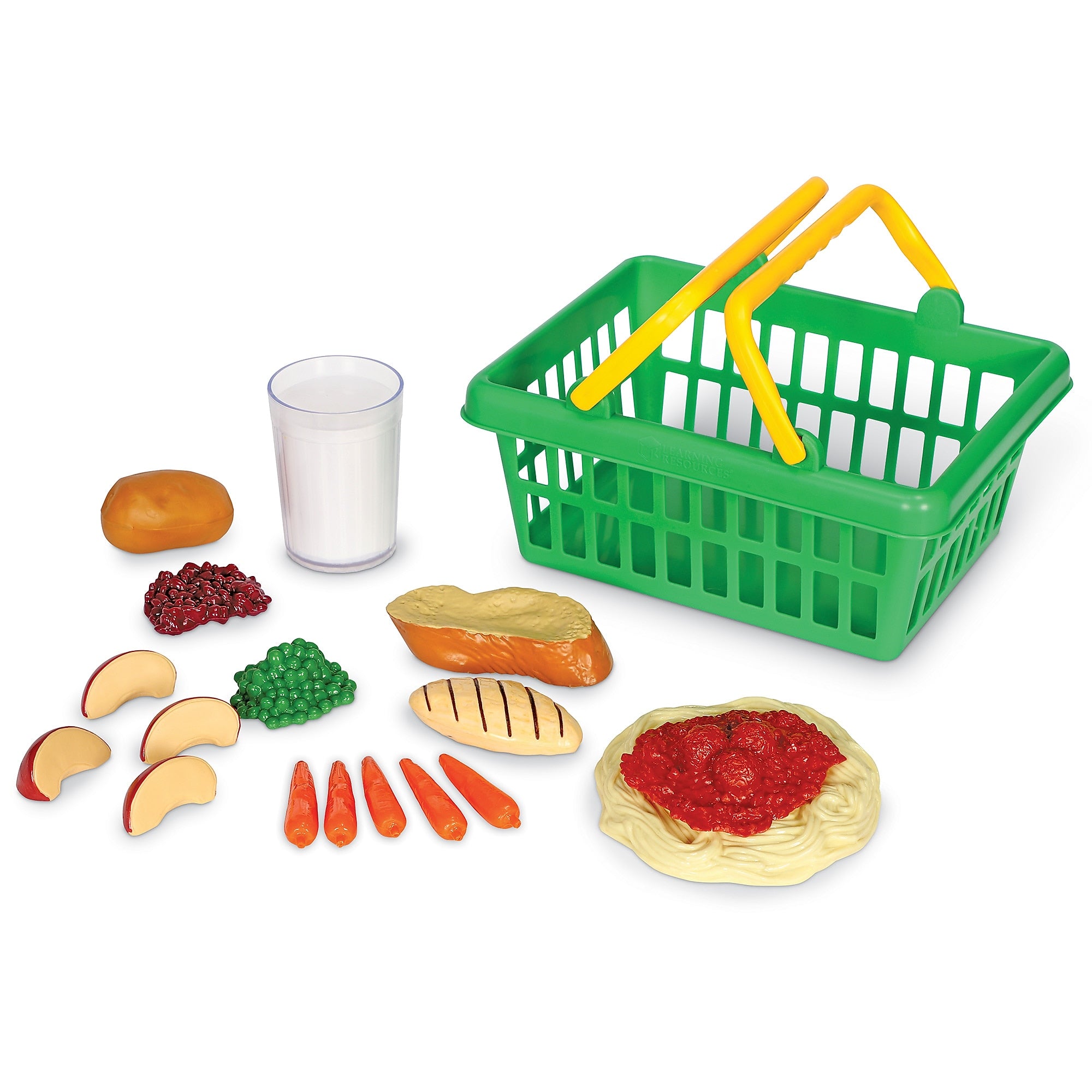 Learning Resources Pretend Food, Pretend & Play, Healthy Dinner Set, 19/Set (LER7292)
