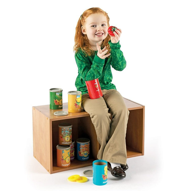 Learning Resources 1 to 10 Counting Cans, 55 Pieces (LER6800)