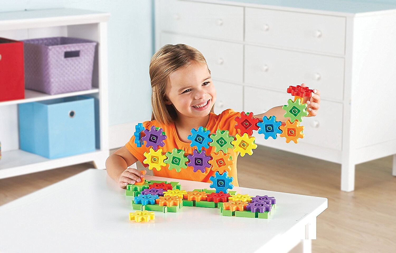Learning Resources Gears! Gears! Gears! 60-Piece Starter Building Set (LER9148)