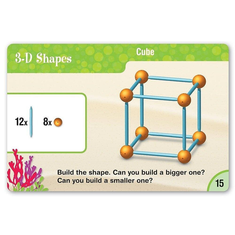 Learning Resources Dive Into Shapes! A "Sea" And Build Geometry Set (LER1773)