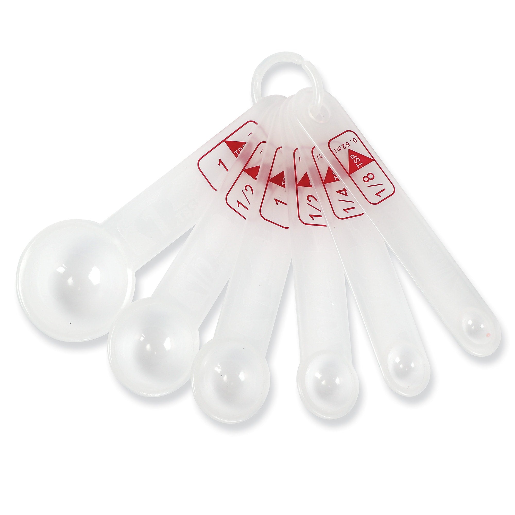 Learning Resources Measuring Spoons, White, Set of 6, (LER4291)