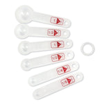 Learning Resources Measuring Spoons, White, Set of 6, (LER4291)
