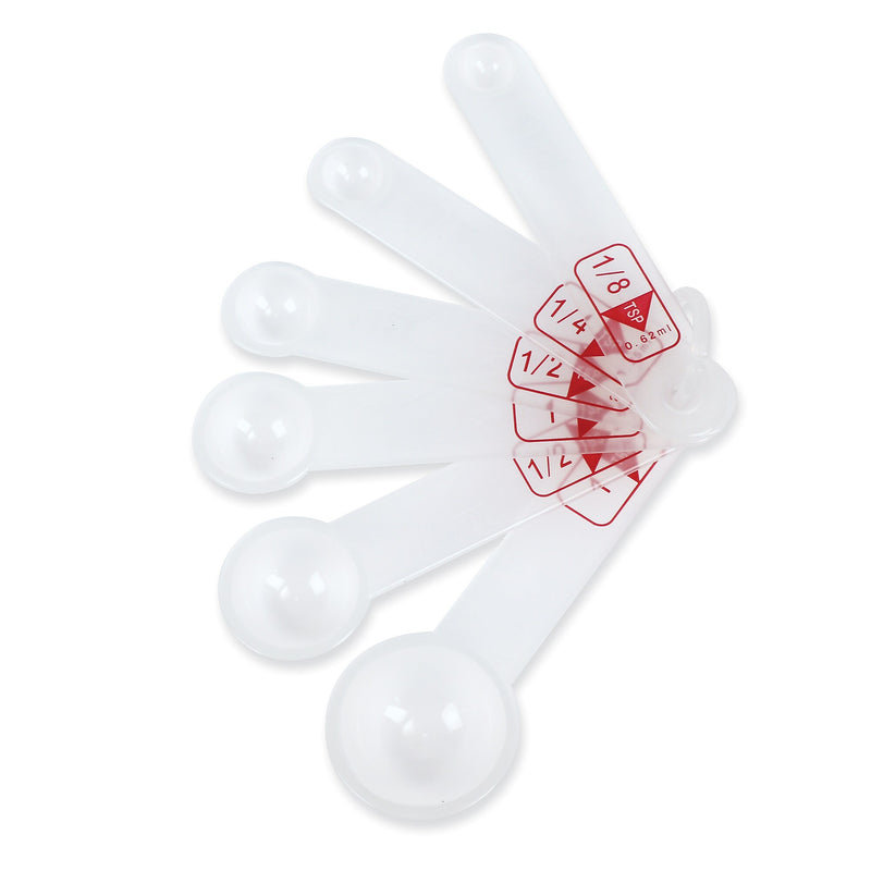 Learning Resources Measuring Spoons, White, Set of 6, (LER4291)