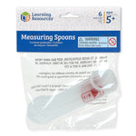 Learning Resources Measuring Spoons, White, Set of 6, (LER4291)
