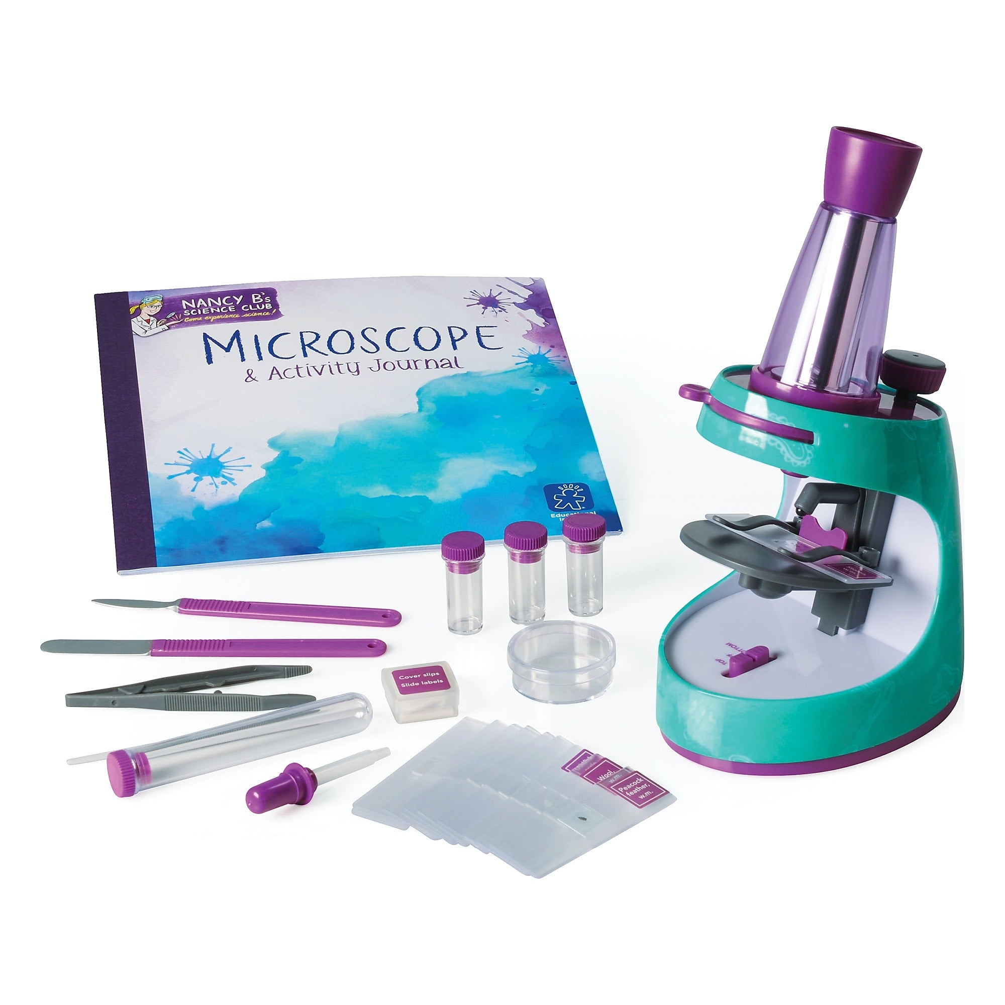 Educational Insights Nancy B's Science Club Microscope And Activity Journal, Grades 2-7 (5350)
