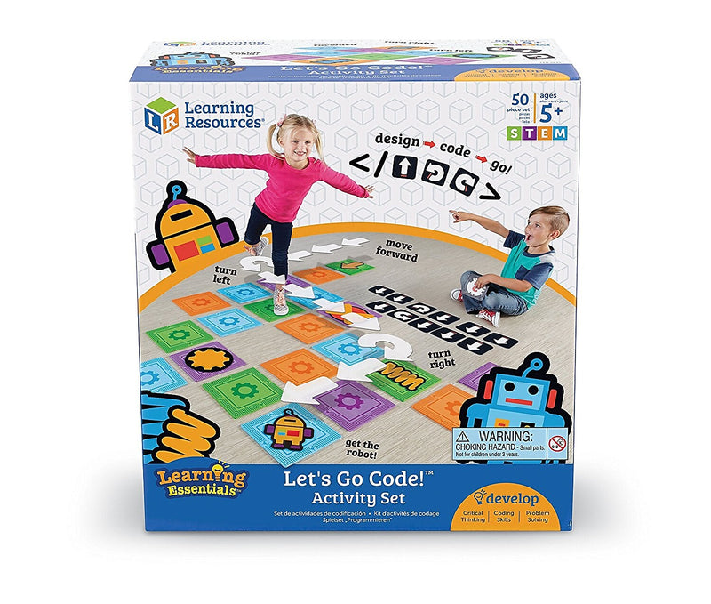 Learning Resources Let's Go Code! Coding Activity Set (LER2835)